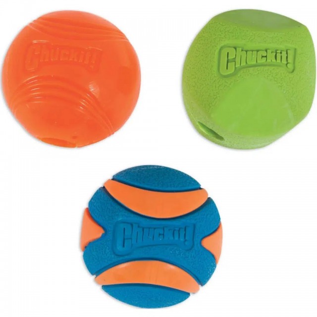 Chuckit! Fetch Medley Gen2 3 Lü Köpek Oyun Topu Orta Boy