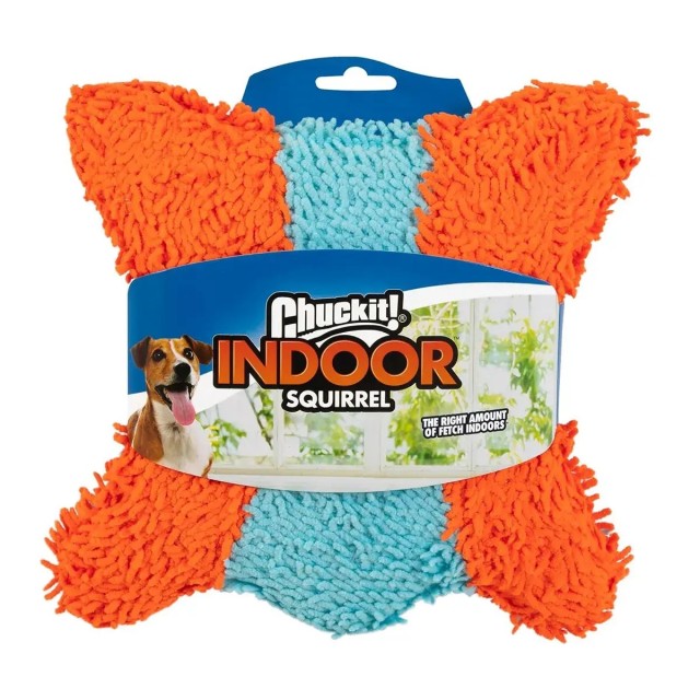 Chuckit Indoor Squirrel Eve Özel Yumuşak Sincap Köpek Oyuncağı