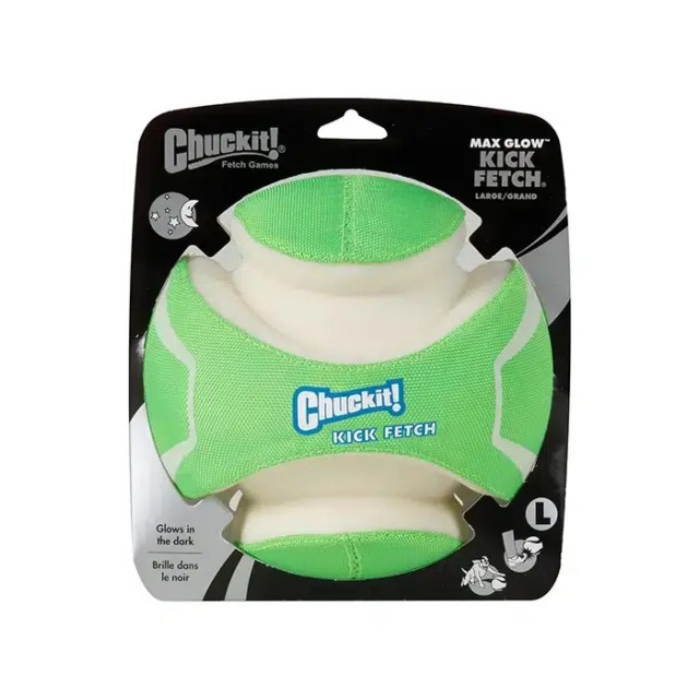 Chuckit Kick Fetch Max Glow Gece Parlayan Köpek Oyuncağı Büyük
