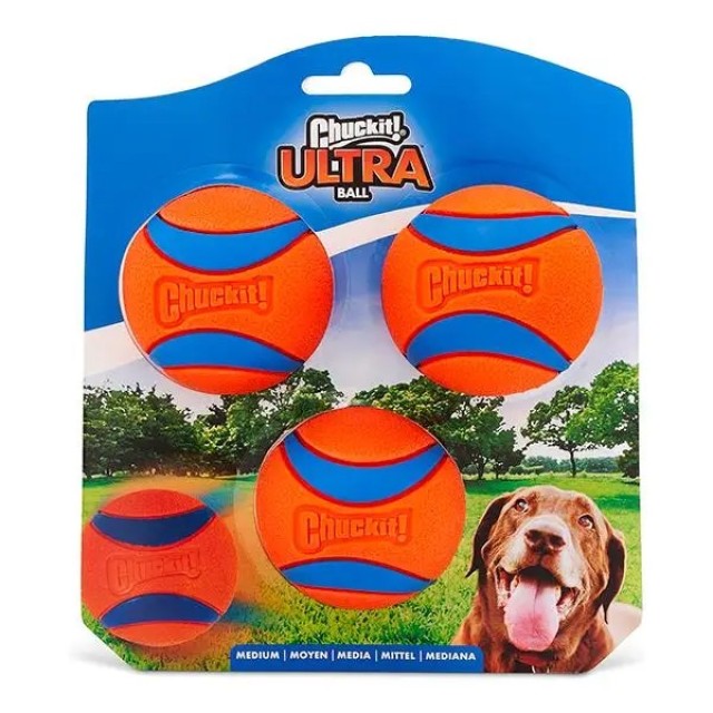 Chuckit Ultra Ball Köpek Oyun Topu Orta Boy 3lü