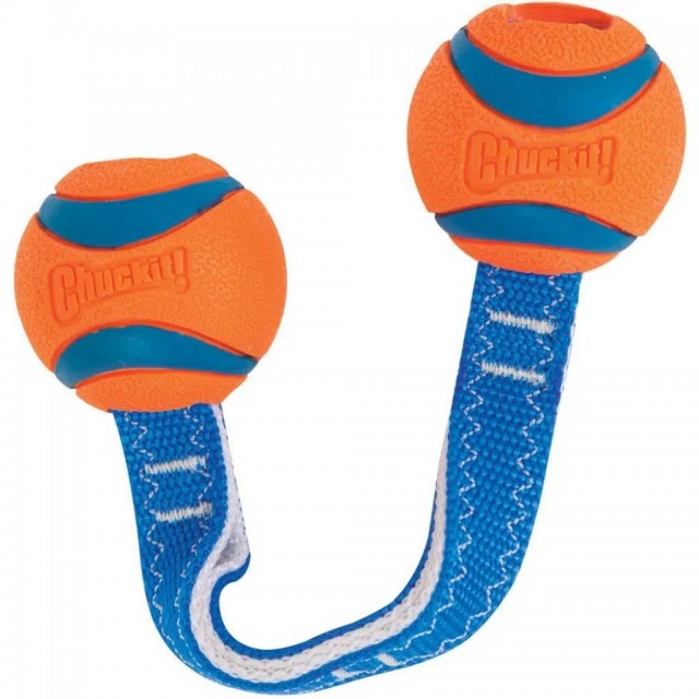 Chuckit! Ultra Duo Tug 2 Li Köpek Çekiştirme Topu Küçük Boy
