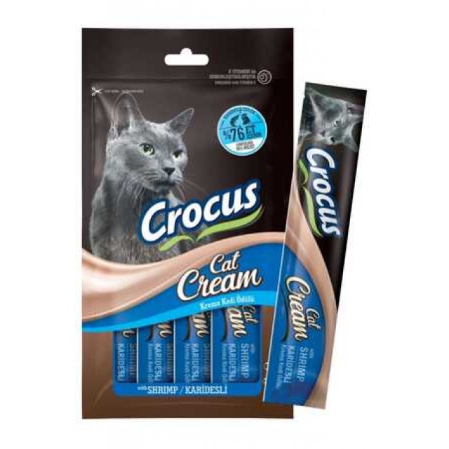 Crocus Karidesli Kedi Krema Kedi Ödülü 4x15gr