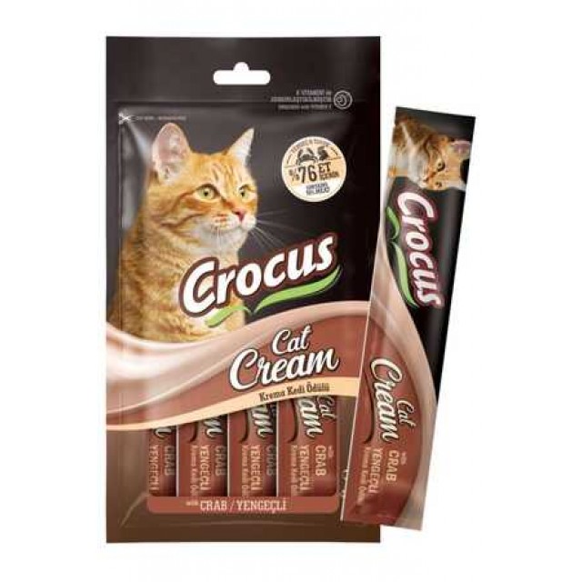 Crocus Yengeçli Krema Kedi Ödülü 4x15gr
