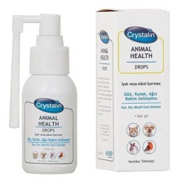 Crystalin Animal Health Drops 50 ML Göz, Kulak ve Ağız Bakım Solüsyonu