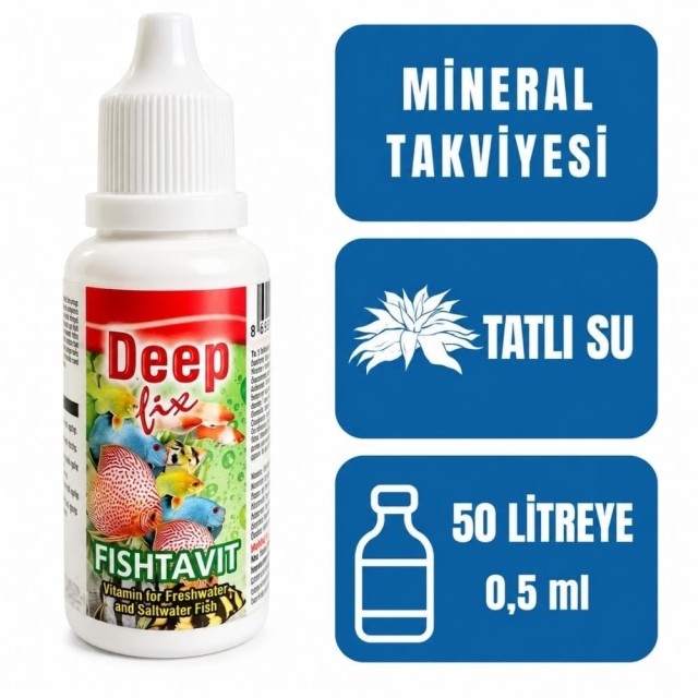 Deep Fix Fishtavit Balık Vitamini 30 ml