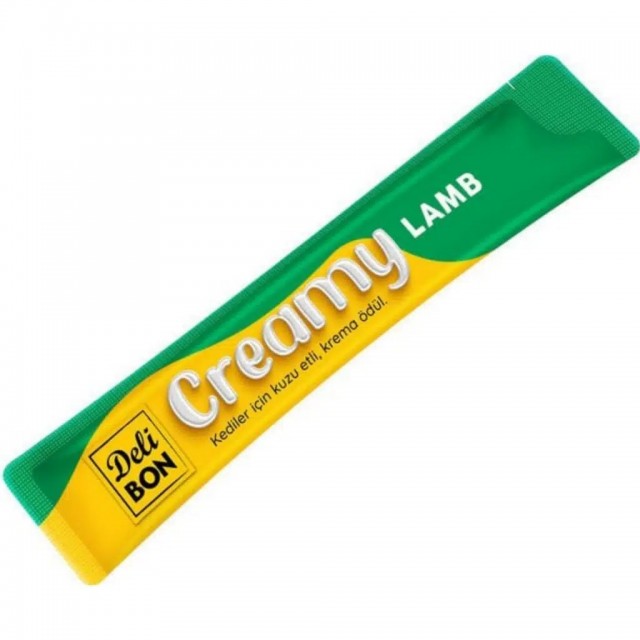 Delibon Creamy Lamb Kuzu Etli Sıvı Kedi Ödülü 32x15 Gr