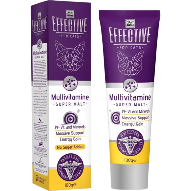 Delibon Effective Multivitamine Multivitamin Desteği Malt Paste 100 Gr