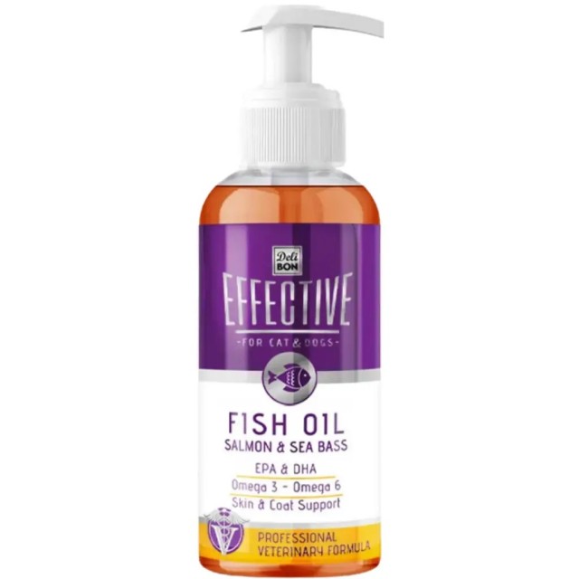 Delibon Fish Oil Kedi ve Köpek Somon Yağı 100 ML