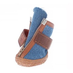 DESIGN AYAKKABI FERMUARLI DARK DENIM NO:1