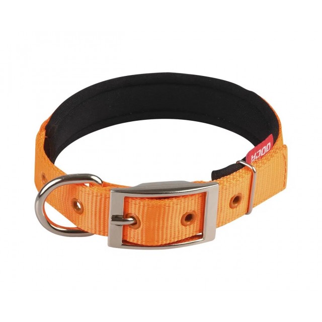 Doca 55 Cm Dokuma Boyun Tasması Turuncu 32-44 Cm
