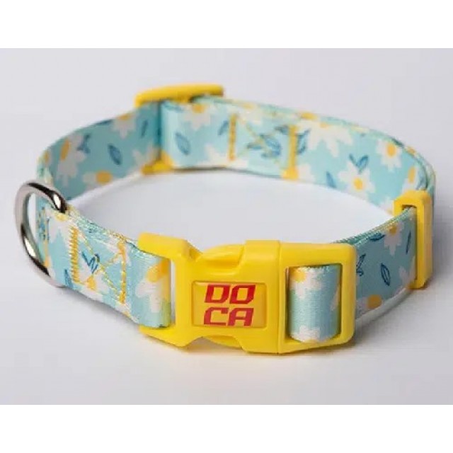 Doca Boyun Tasması Daisy Desenli M 2 cm*32-50cm