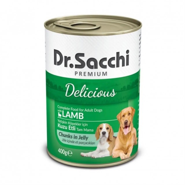 DR. SACCHİ KP KUZU ETLİ KÖPEK KONSERVESİ 400GR