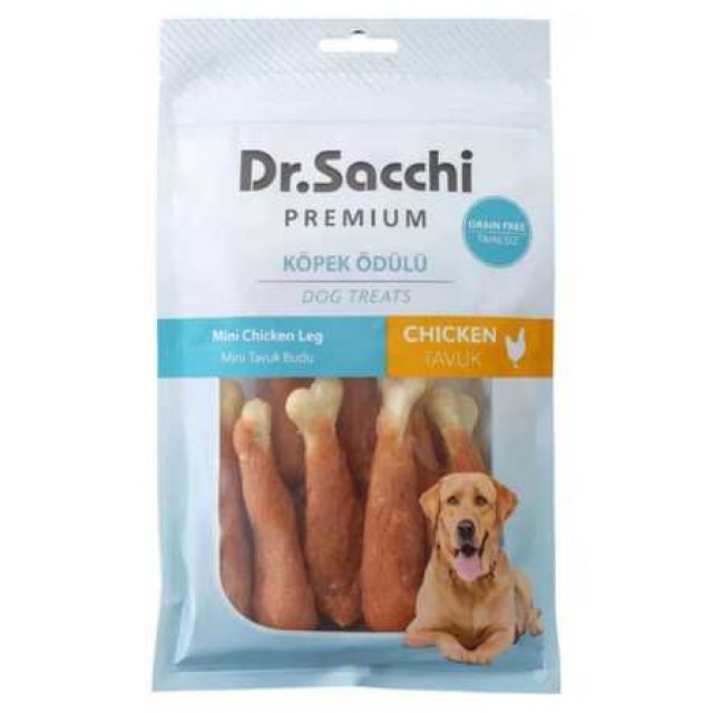 Dr.Sacchi Premium Mini Tavuk Butlu Tahılsız Köpek Ödülü 115gr