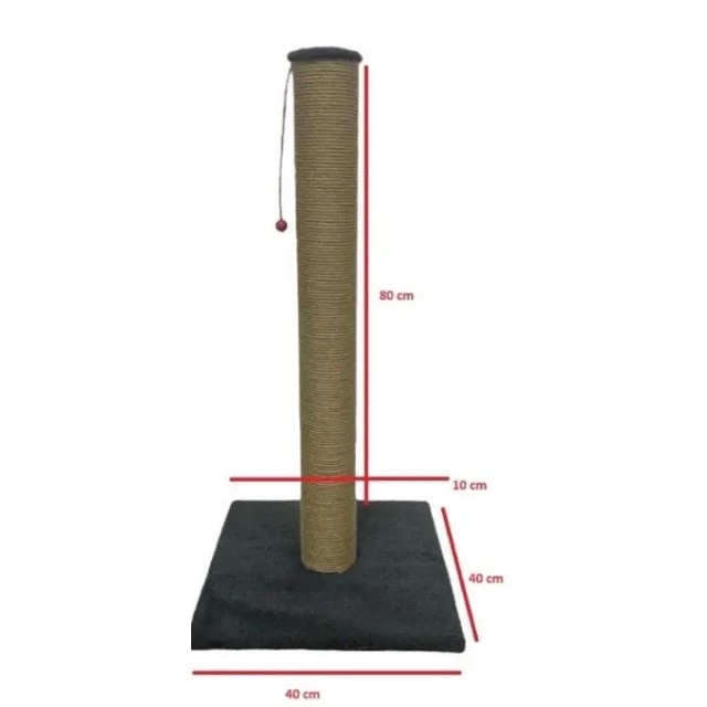 Düz Kedi Tırmalama Gri 80cm