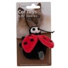 Eastland Catnipli Peluş Dijital Sesli Uğur Böceği Kedi Oyuncağı