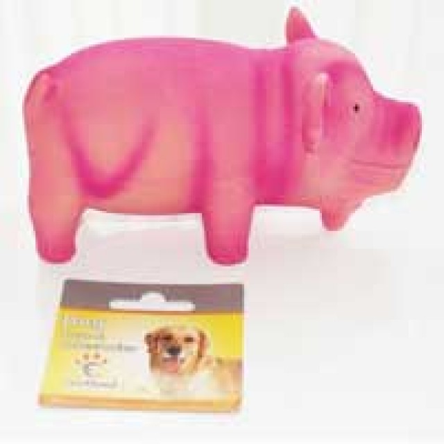 Eastland Sesli Peluş Domuz Şeklinde Köpek Oyuncağı 15cm
