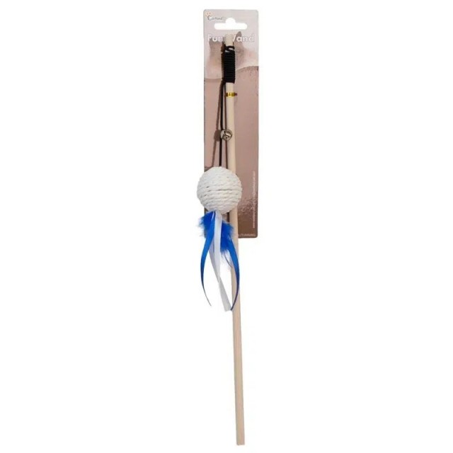 Eastland Zilli Ve Tüylü Hasır Tolu Kedi Oltası 40cm 550691