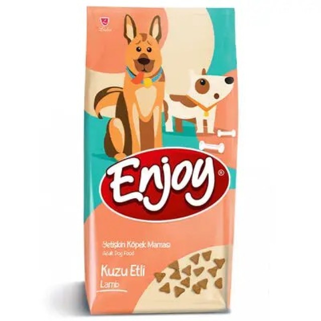 Enjoy Kuzu Etli Yetişkin Köpek Maması 15 Kg