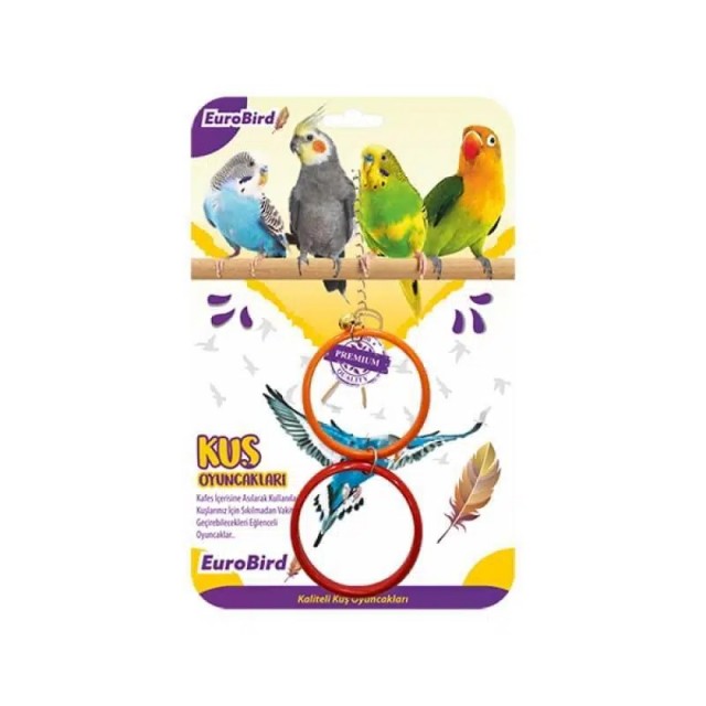 Euro Bird Kuş Oyuncağı İkili Halka