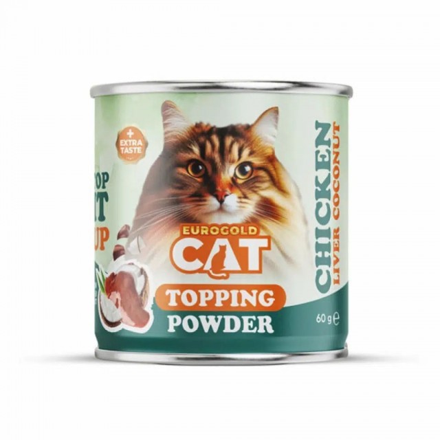 Eurogold Cat Topping Tavuklu Ciğerli İştah Artırıcı Toz FDTOP-001