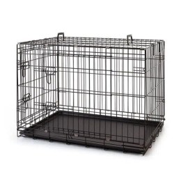 EUROGOLD KÖPEK KAFESİ SİYAH 107*71*78 624AS