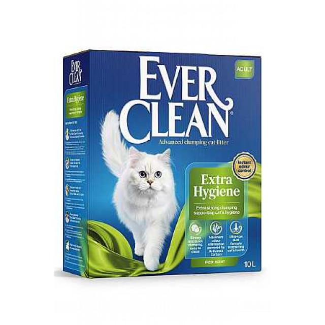 Ever Clean Ekstra Hijyen Kokulu Güçlü Topaklanan Kokusuz Kedi Kumu 10lt