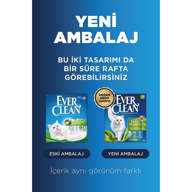 Ever Clean Ekstra Hijyen Kokulu Güçlü Topaklanan Kedi Kumu 10lt