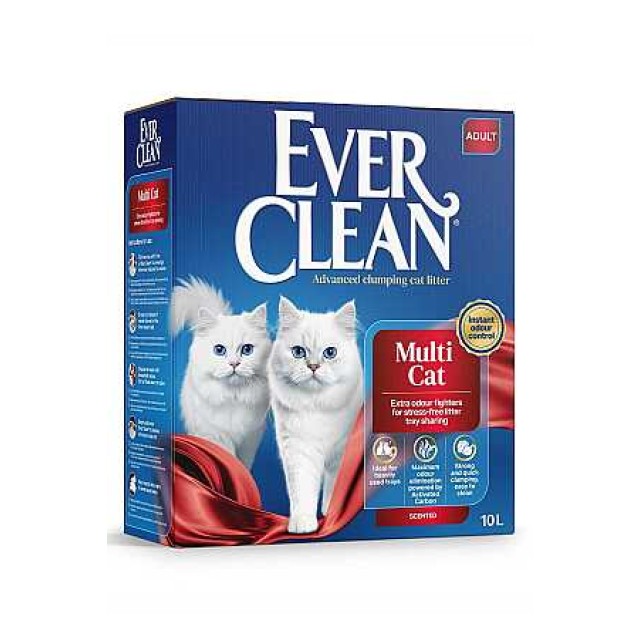 Ever Clean Multi Cat Çoklu Kullanıma Uygun Kedi Kumu 10lt