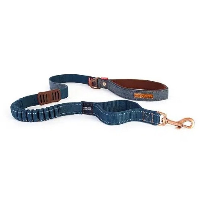 Ezydog Zero Şok Emicili Gezdirme Tasması Denim 120 Cm ZS48D