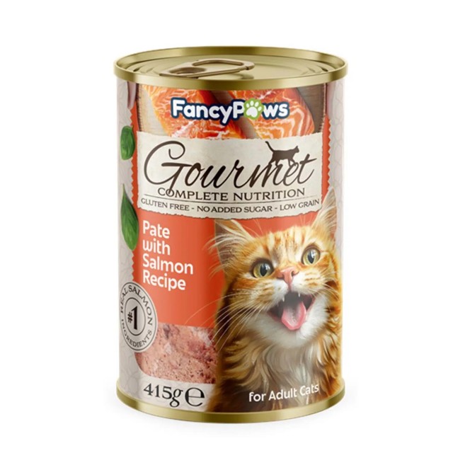 Fancy Paws Somonlu Pate Kedi Konservesi 415 GR
