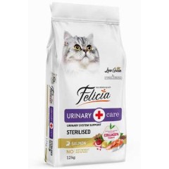 Felicia Düşük Tahıllı Hipoalerjenik Somonlu Kısırlaştırılmış Kedi Maması 12kg
