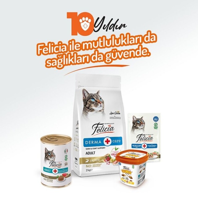 Felicia Tahılsız Ton Balıklı Yetişkin Kedi Konservesi 400gr