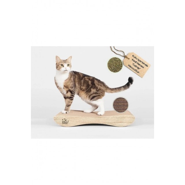 Felidae oluklu mukavva tırmalama kanepesi no:1