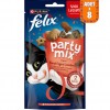 Felix Party Mix Karışık Izgara Lezzetleri Sığır Etli Tavuklu ve Somonlu Kedi Ödülü 8x60 Gr