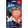 Felix Party Mix Karışık Izgara Lezzetleri Sığır Etli Tavuklu ve Somonlu Kedi Ödülü 8x60 Gr