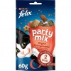 Felix Party Mix Karışık Izgara Lezzetleri Sığır Etli Tavuklu ve Somonlu Kedi Ödülü 8x60 Gr
