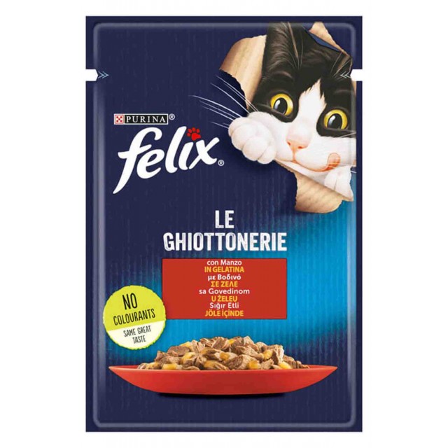 Felix Sığır Etli Yetişkin Kedi Konservesi 85gr