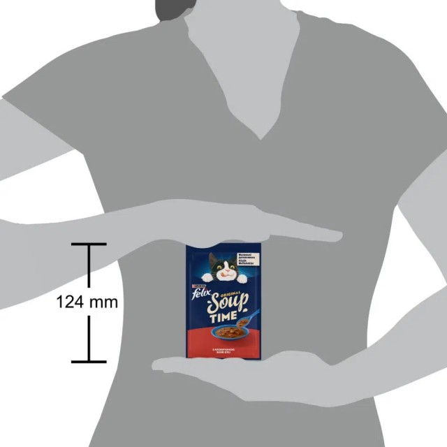 Felix Soup Beef Sığır Etli Kedi Çorbası 48 Gr 30 Adet