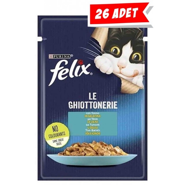 Felix Ton Balıklı Yetişkin Kedi Konservesi 85gr (26 Adet)