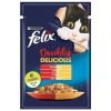 Felix Çifte Lezzet Sığır Etli ve Kümes Hayvanlı Kedi Konservesi 85gr