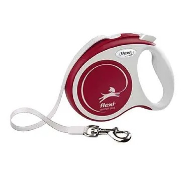 Flexi Comfort Plus M Beden Kırmızı Şerit Köpek Gezdirme Tasması 5 M