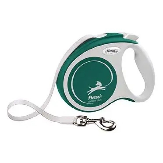 Flexi Comfort Plus Yeşil M Beden Köpek Gezdirme Kayışı 5 M