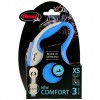 Flexi New Comfort Otomatik Şerit Gezdirme Kayışı 3 Metre X-Small Mavi