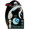 Flexi New Comfort Otomatik Şerit Gezdirme Kayışı 5 Metre Medium Açık Mavi