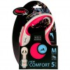 Flexi New Comfort Otomatik Şerit Gezdirme Kayışı 5 Metre Medium Kırmızı