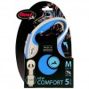 Flexi New Comfort Otomatik Şerit Gezdirme Kayışı 5 Metre Medium Mavi