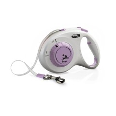 Flexi Select Lila Şerit Tasma 7 M