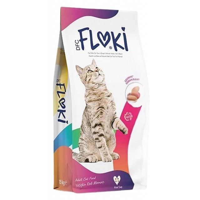 Floki Gurme Tavuklu Yetişkin Kedi Maması 15kg