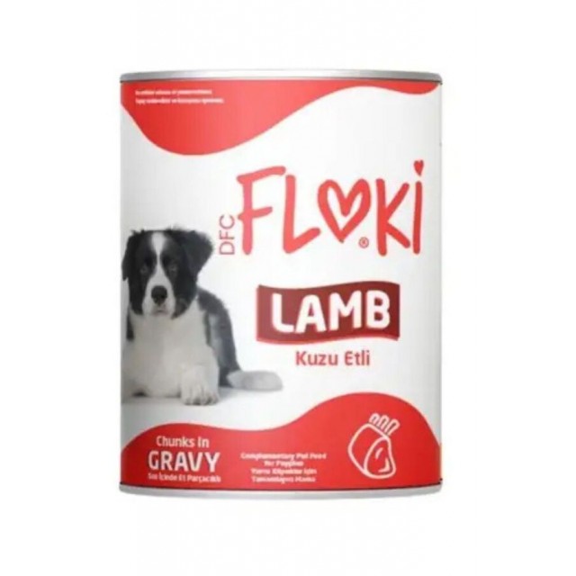 Floki Kuzulu Sos İçinde Yavru Köpek Konservesi 400gr