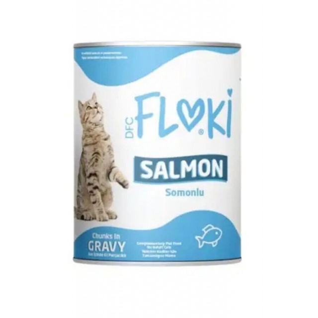 Floki Somonlu Sos İçinde Yetişkin Kedi Konservesi 400gr